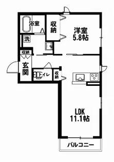 フォルテI【2階】の間取り