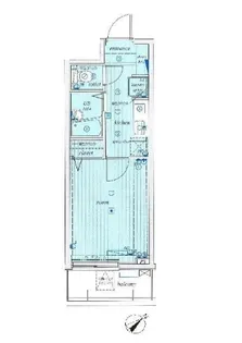 ミリオンステージ吉祥寺【4階】の間取り