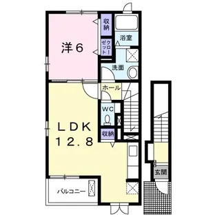 シャン・ノールVI【2階】の間取り