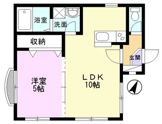 カスターニエナ【2階】の間取り