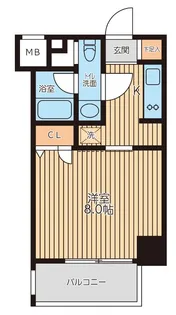 レジディア新横浜【11階】の間取り
