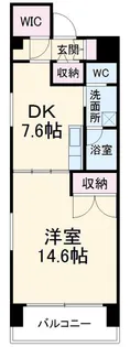 モンレーヴ千種【1階】の間取り
