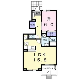ブランシェ ノーブル【1階】の間取り