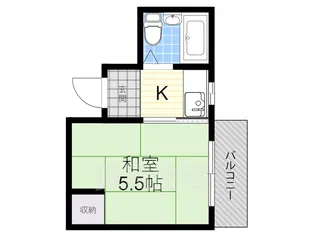 プチメゾン堀溝1【1階】の間取り