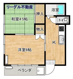 吉田コーポI【1階】の間取り