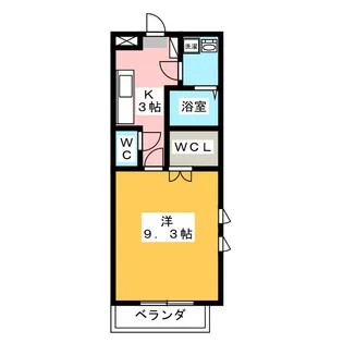 プランドールII【2階】の間取り