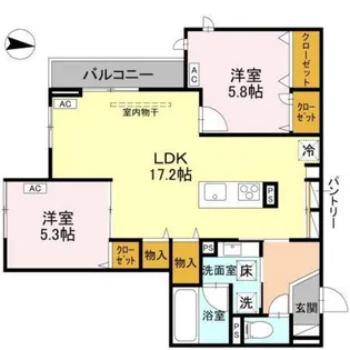 ドエル25【2階】の間取り