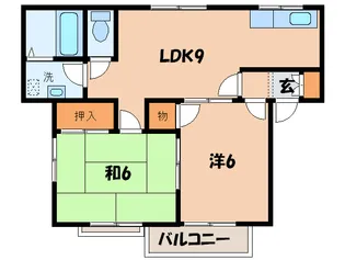 リバーパーク【1階】の間取り