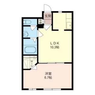 カサヴェール鷺沼【3階】の間取り