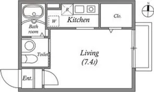 MODULOR久が原【1階】の間取り