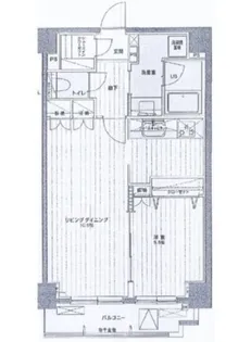 フュージョナル両国【3階】の間取り