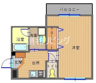 グリーンコート樺島【3階】の間取り