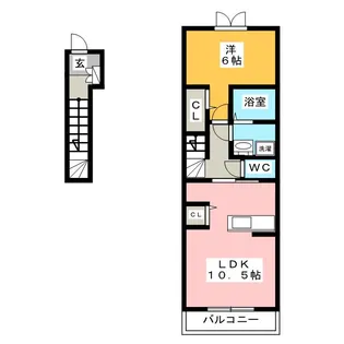 COMFORT SIZUKA【2階】の間取り
