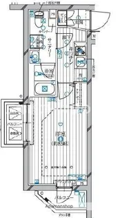 レガリス蒲田【4階】の間取り