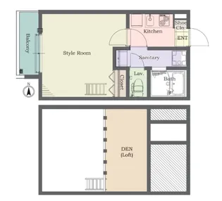 CHIBA CUBE【2階】の間取り