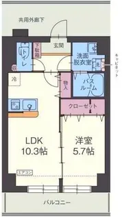 フィラトゥーラ山本被服第一ビル【4階】の間取り