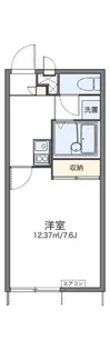 レオパレス末広タウニー【1階】の間取り