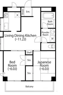 ライブ赤羽【2階】の間取り