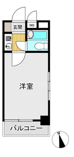 日興パレス武蔵関【3階】の間取り