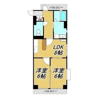 アーク岩塚【1階】の間取り