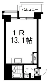 南大通4マンション【4階】の間取り