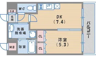 DAIWA RESIDENCE KYOTO【5階】の間取り