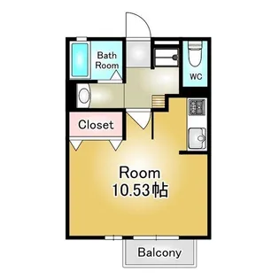 アルコバレーノ【1階】の間取り