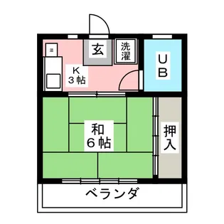 コンフォート永和【2階】の間取り