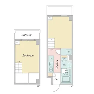 VIA LATTEA志村【3階】の間取り