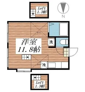 エメロードハイツ【2階】の間取り