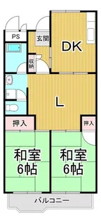 宝塚安倉(5) 10号棟【2階】の間取り