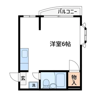 グリーンプラザ青井【1階】の間取り