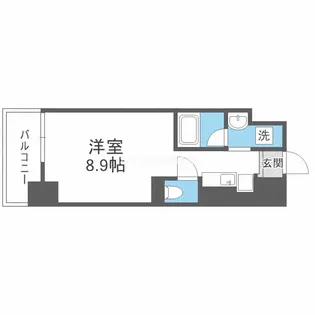 エヌレジデンス新今宮【4階】の間取り