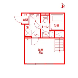 ロンド・ベル【2階】の間取り