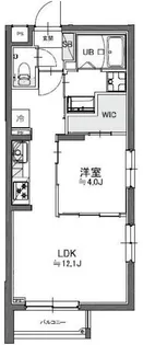 TASUKI RICHESSE洗足【2階】の間取り