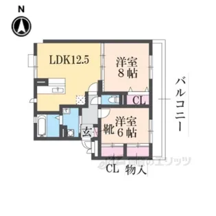 ビスタコート【1階】の間取り