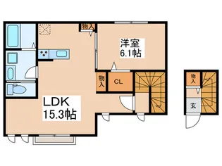 エルシオン狛江【2階】の間取り