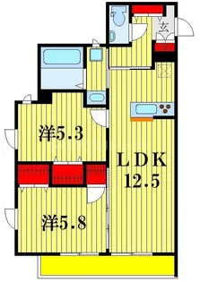 Y・ノヴェルA・B棟【1階】の間取り