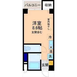 チェントロ尾山【3階】の間取り