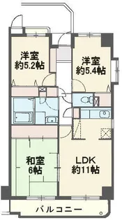 シーダレジデンス【5階】の間取り