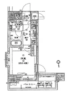 カテリーナ文京湯島【7階】の間取り