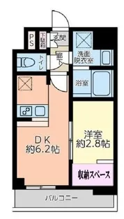 ドゥーエ浅草橋II【8階】の間取り