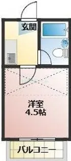 サンモール【2階】の間取り