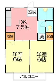 エムズエステートA【2階】の間取り