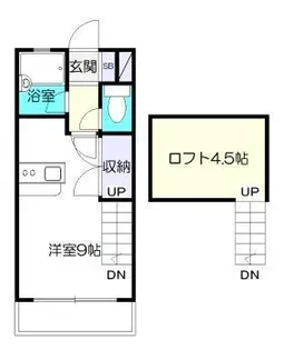 ルミナス中ノ尾【2階】の間取り