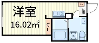 フィオーネ亀有【4階】の間取り