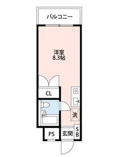 ソレイユマツド【4階】の間取り