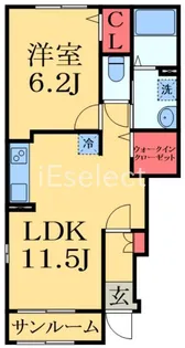 ハイネストキタ【1階】の間取り
