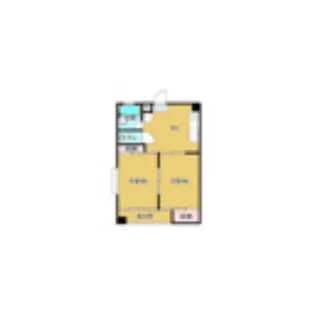 第三榮久ハイツ【2階】の間取り