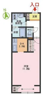 メイプルハウス春山【2階】の間取り